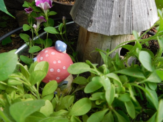 Gnome Tub- Birdhouse and Shroom House