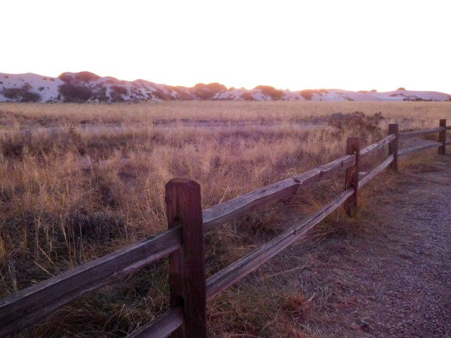 Dune Life Trail Entrance at Sunset 1